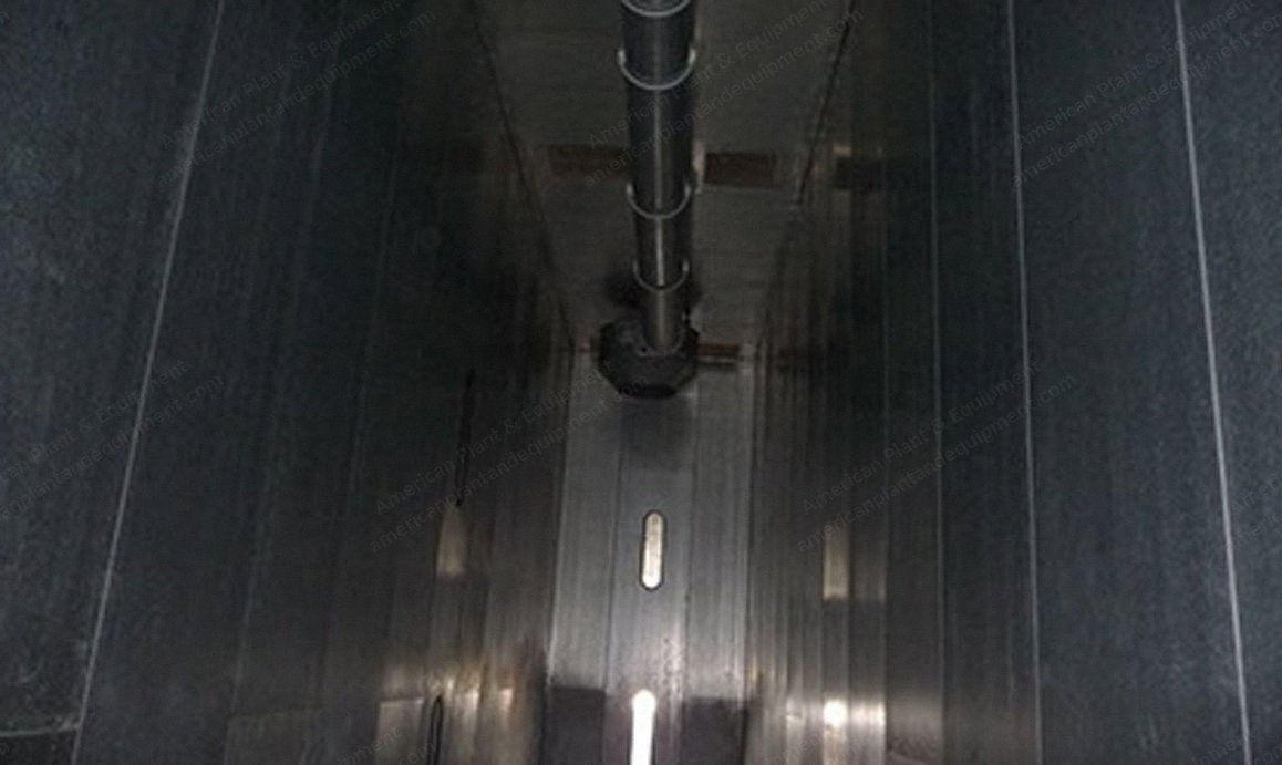 Temafa, Blending Bins, 1975, Width 3900mm, Height 6000mm, Length 17000mm, Zinced Steel Plates