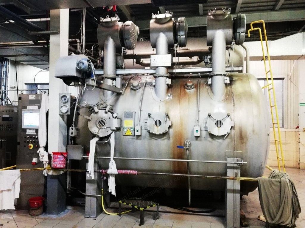 MCS, Dyeing Machines, 600 kg, 3 Baskets, 34 kW