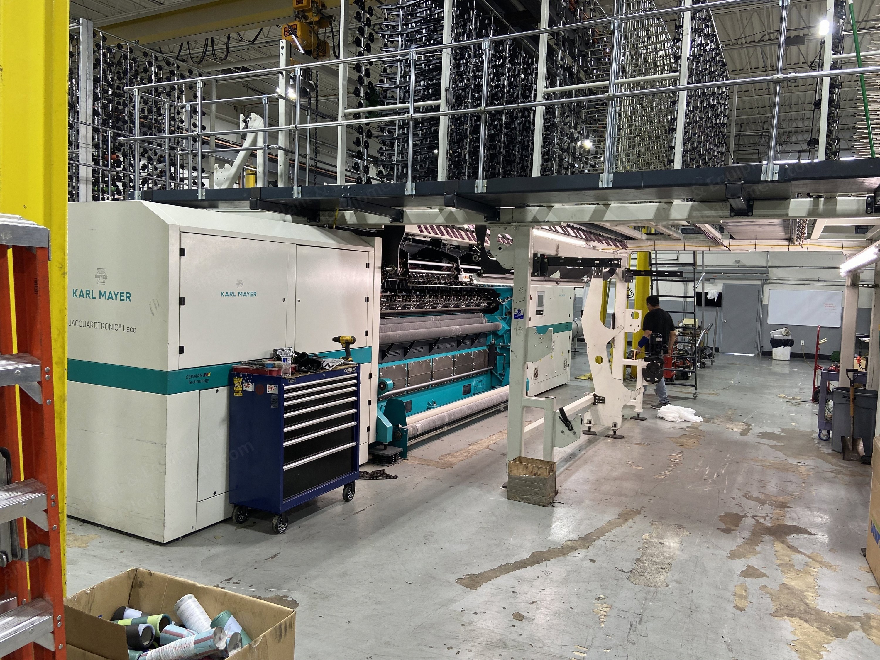Karl Mayer, MJ85/1-B, 2016, Lace Making Machine, 134 Inches Working Width, E24 Gauge