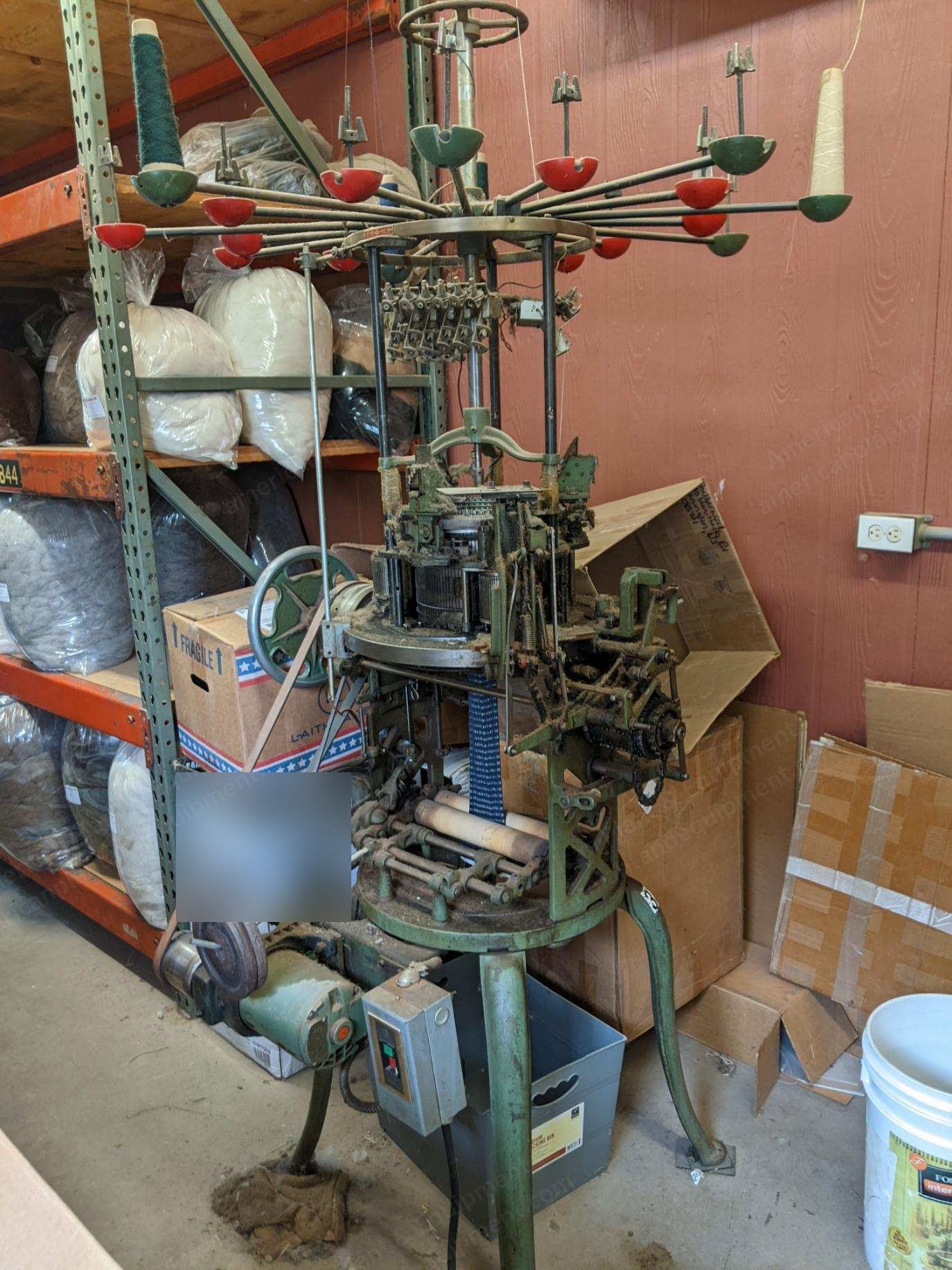 Circular Knitting Machines, Ratera Braider, Roving Frame, Winders