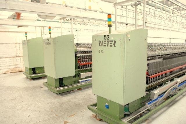 Rieter, G33, 1999/2000, 576 Spindles, 75mm Gauge, 40 kW