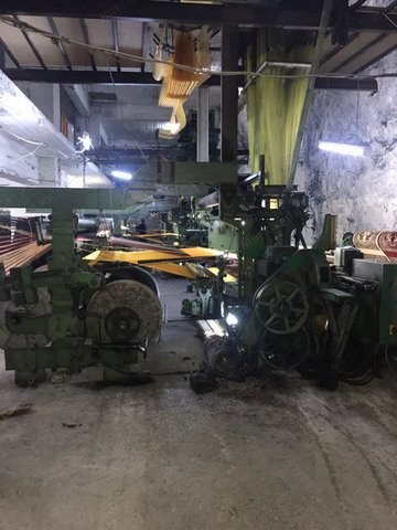 Gunne Velvet Jacquard Looms, 1400mm to 1600mm, 1982, Grosse Unirapid 2688 Hooks, 3500 Creel Capacity