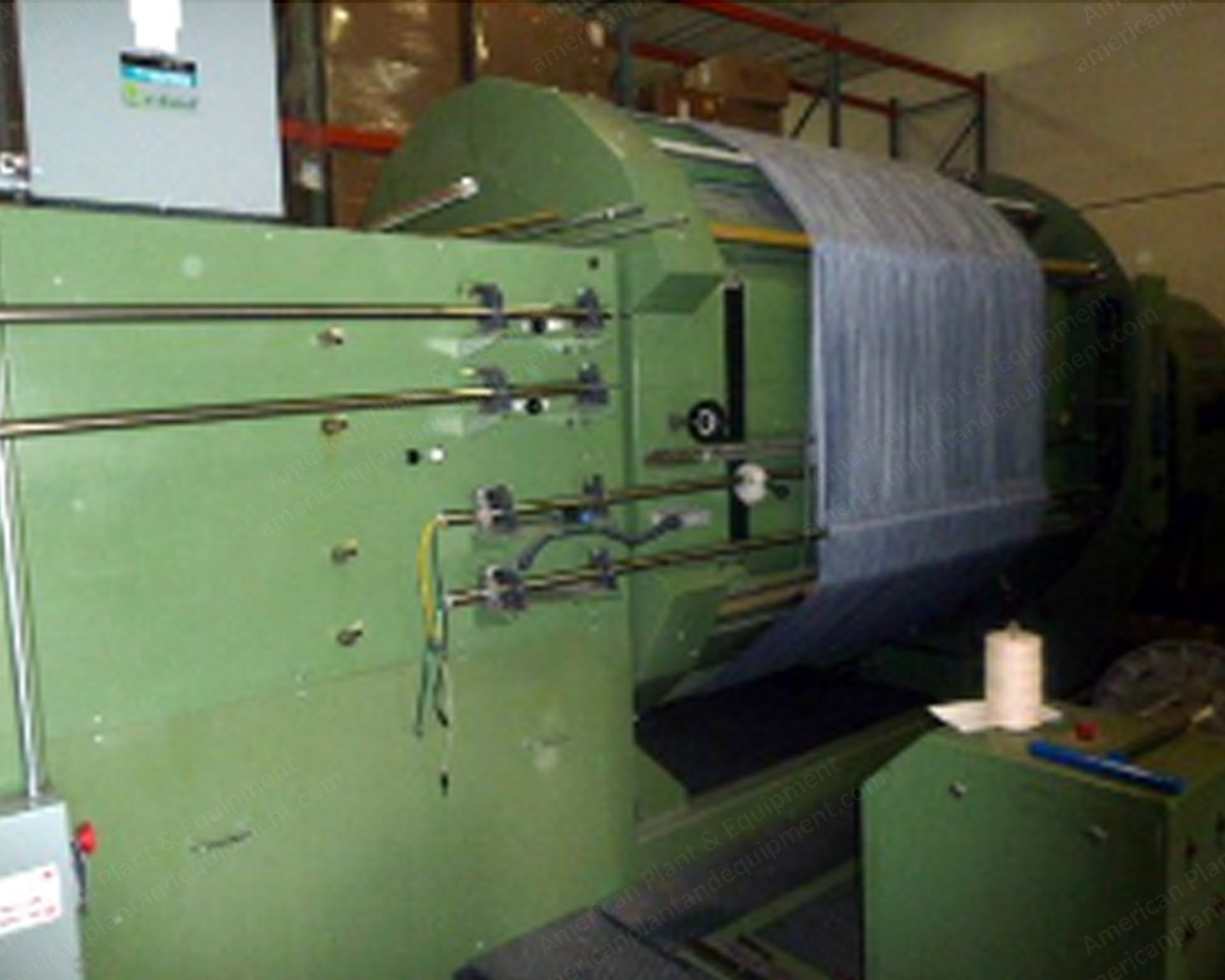 Karl Mayer, ROM, 1999, 2200x1100mm Warp Beam Capacity, 12 Position Rotating Creel, 14 Position Static Creel