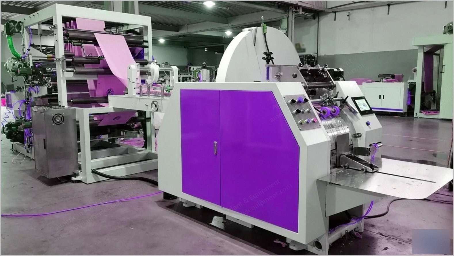 NovaStar, BM104, 4 Colors Printer, V-Bottom Paper Bag Machine, 60-400 pcs/min, 6000x1700x1600mm