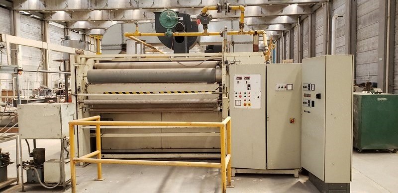 Ruckh Relax Dryer, 1999, 5 Zones, Working Width 2000mm, 3 Gas Burners