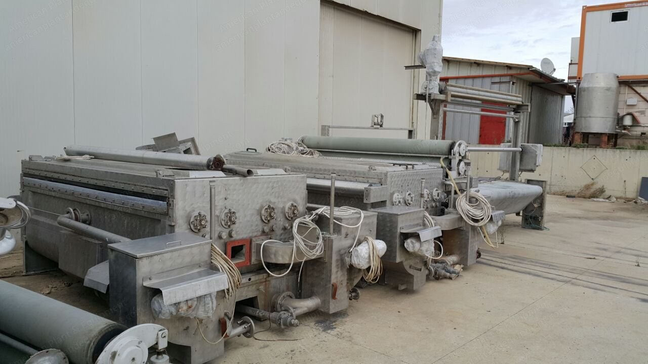 MCS Rope Washing Machine, 1992, 14 Compartments, with Corino Rope Opener-Slitter