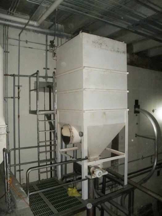 Baghouse Dust Collector, 5' x 5' x 12', Pulse Jet, 1 HP Rotary Airlock
