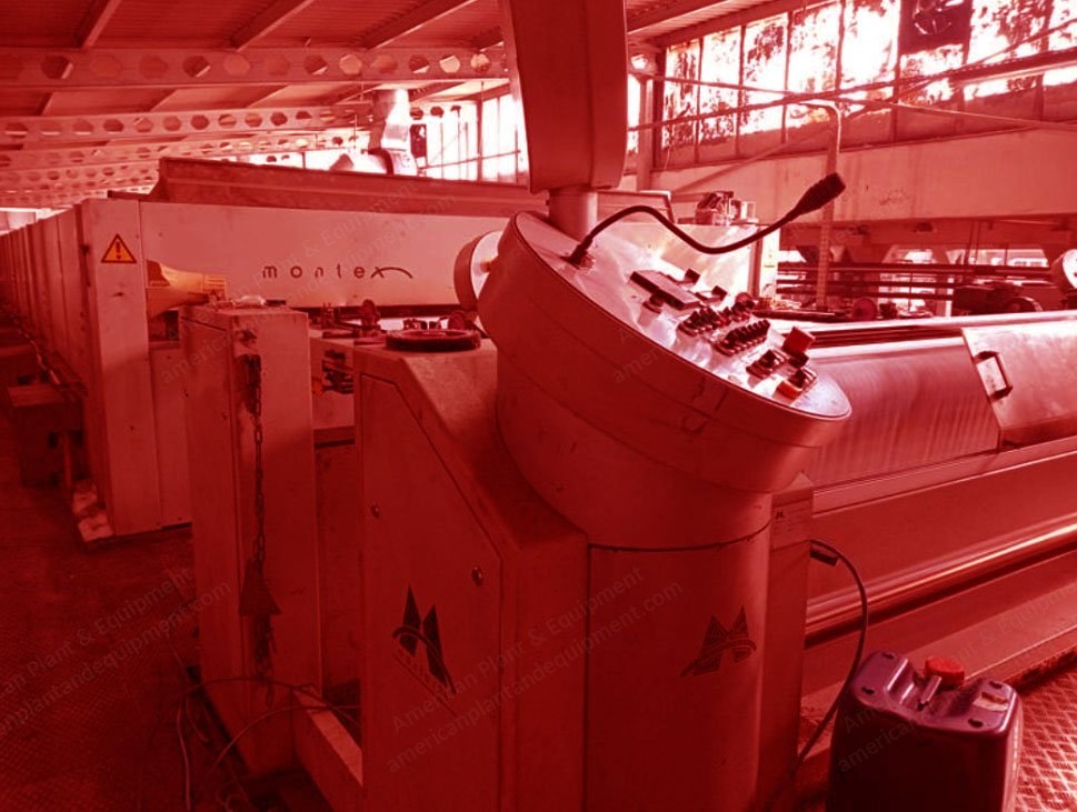 Monforts, Montex 6000, 2005, 3400mm Working Width, 8 Chambers, Gas Heated