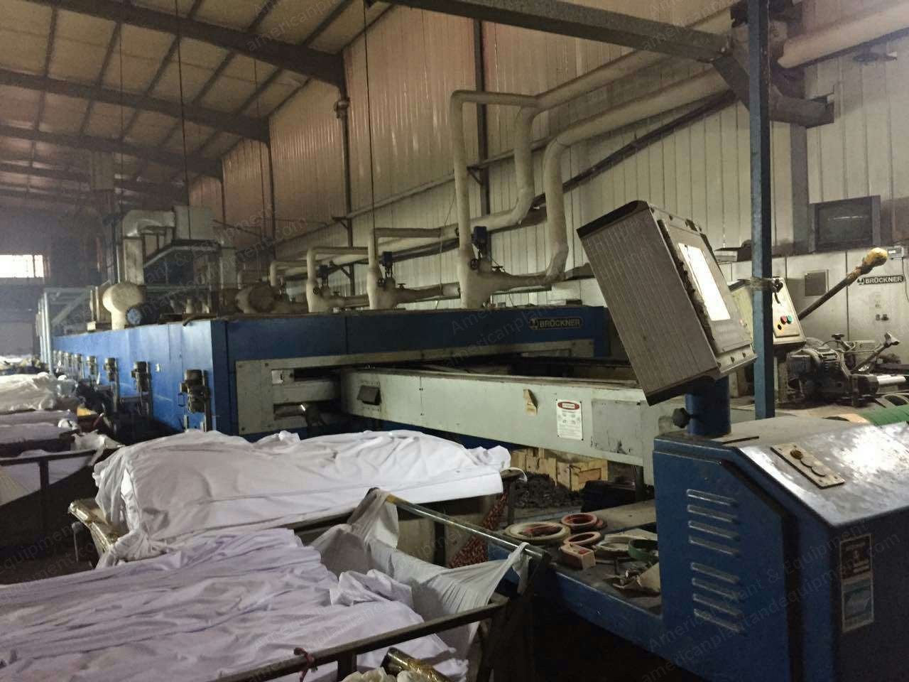 Bruckner, 2003, Stenter, Working Width 2600mm, 8 Chambers, Oil Heat, Vertical Pin Chain