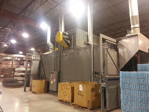 Wisconsin Oven, Gas Fired Batch Oven, 500°F Max, 86" x 25' x 8' Chamber