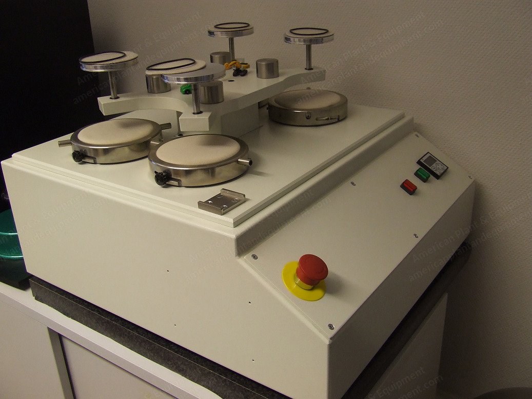 Zweigle, T630/4, 2009, Martindale Abrasion Tester, 4 Test Places, 2 Cutters, Light Cabinet