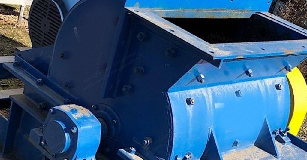 American Pulverizer, WC-30-UR-NF, Hammer Mill, 75 HP, 1800 RPM, 32x14 inch Infeed