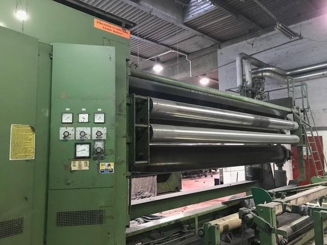 Kusters, 413.50, 1984, Triple Cylinder Thermobonding Calendar, 5300mm Working Width