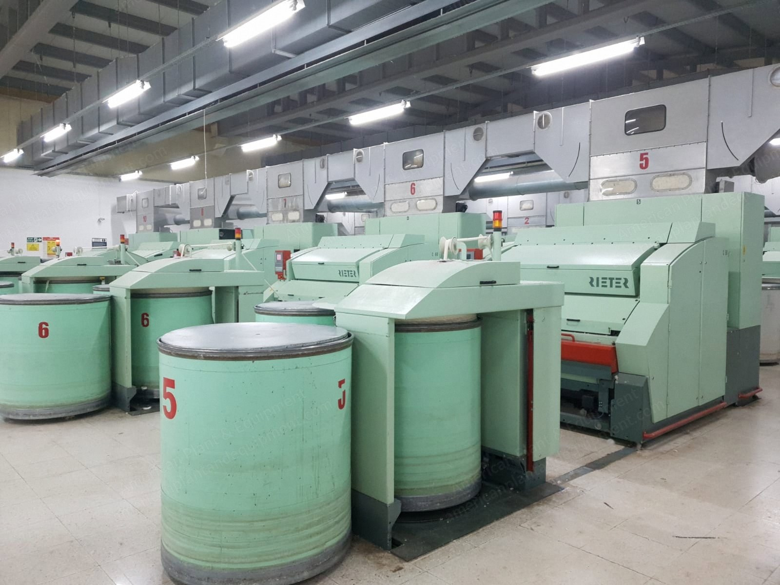 Rieter, C60, 2007, Carding Machines, Running Condition