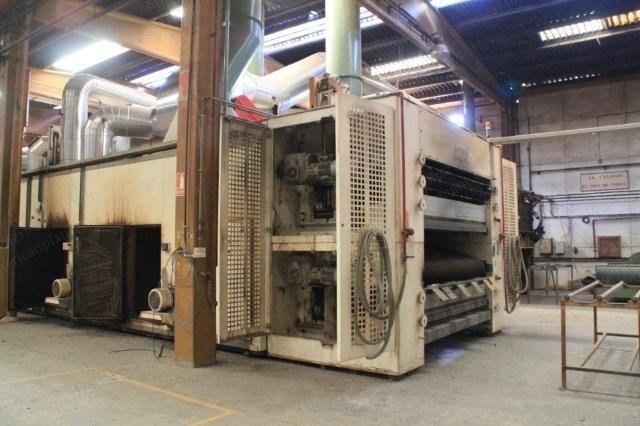 Laroche, DOA, Schott & Meissner Airlay Thermobonding Production Line, 2500mm Working Width