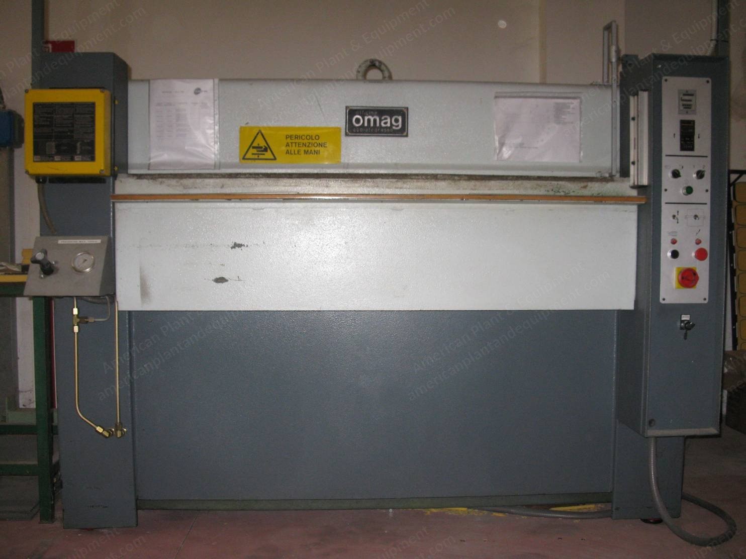 Omag, Die Cutter, Max Width 2130mm, Max Height 1700mm