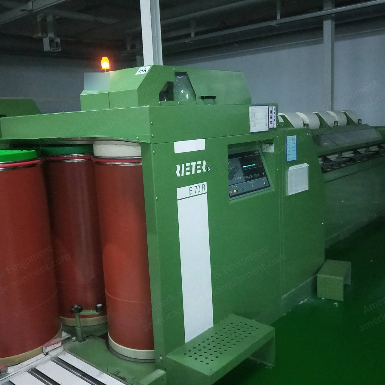 Rieter, E70 R, 1998, Combers and Unilap E30, 48x24 inch Exit Can, 380V 60Hz