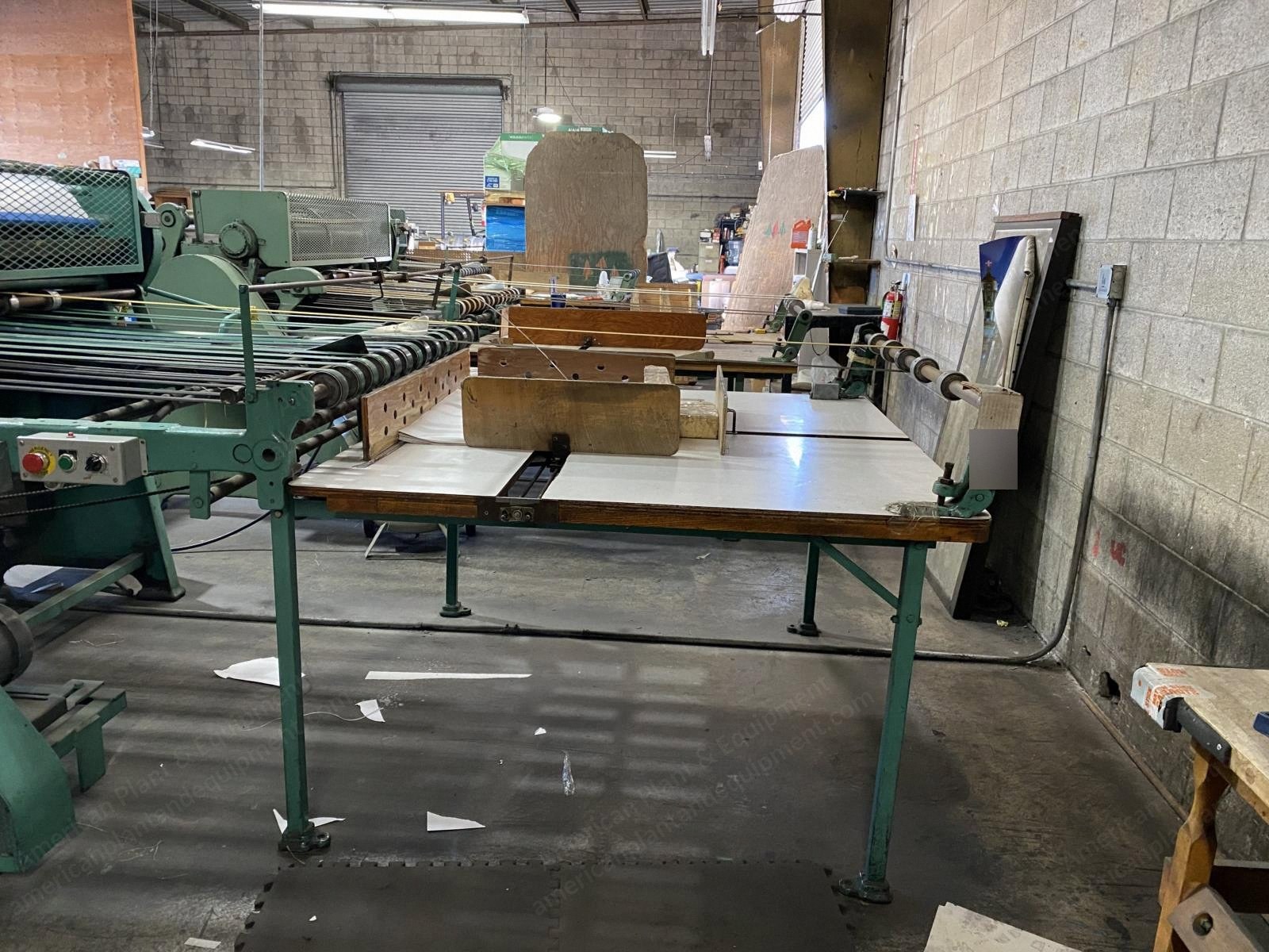 Beck, Sheeter, 55 inch, 2-Roll Unwind, Jogger Table