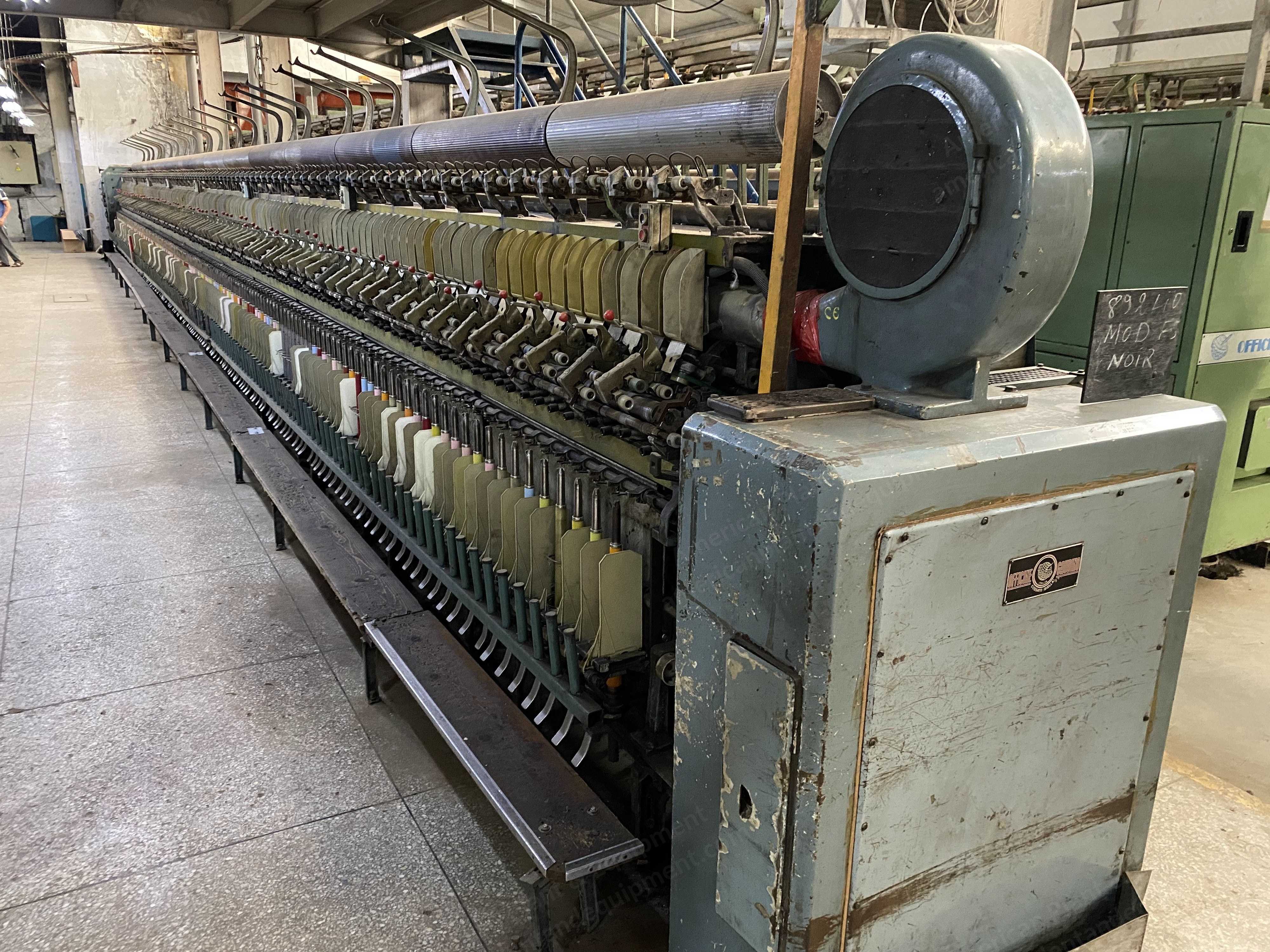 Gaudino Woolen Ring Frame, 208 Spindles, 75mm Ring Diameter, 350mm Tube Height