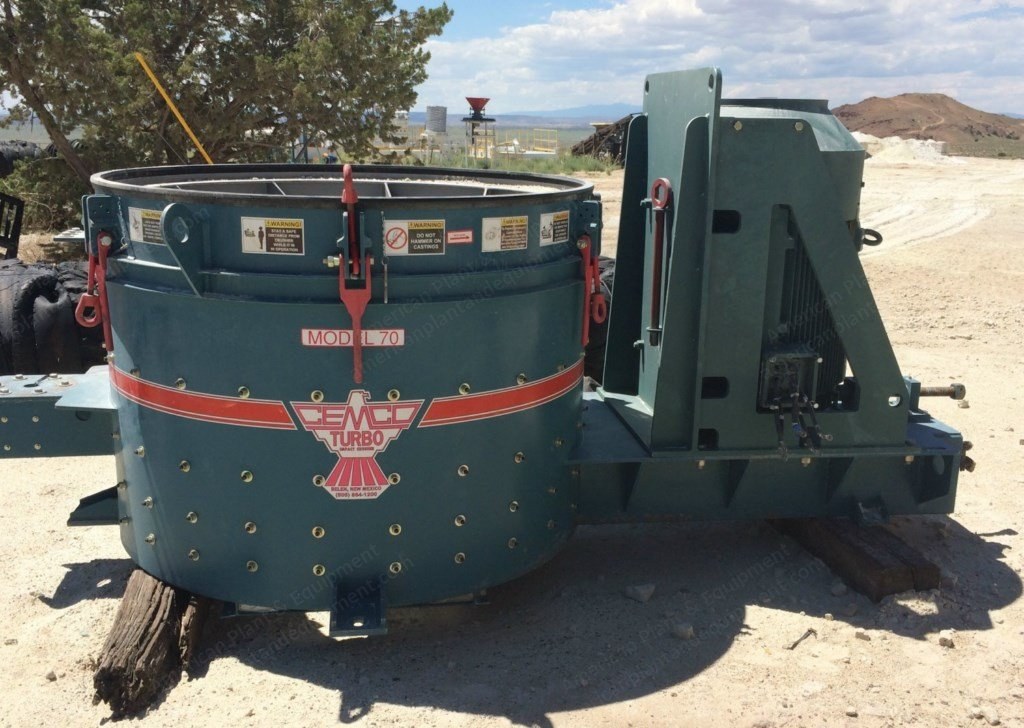 Cemco, T-70, Vertical Shaft Impact Crusher, 250 HP, 150 TPH