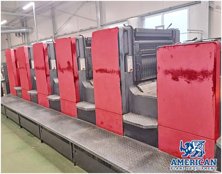 Heidelberg, CD102-5-LX2, 2001, 720x1020mm, 5 Colors, Coater