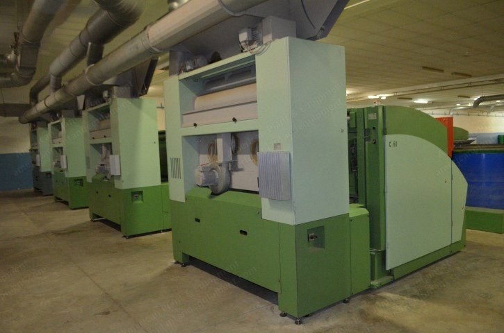 Rieter, C60, Carding Machines, Can 40x47 in, Single Licker-in, Automatic Can Changer