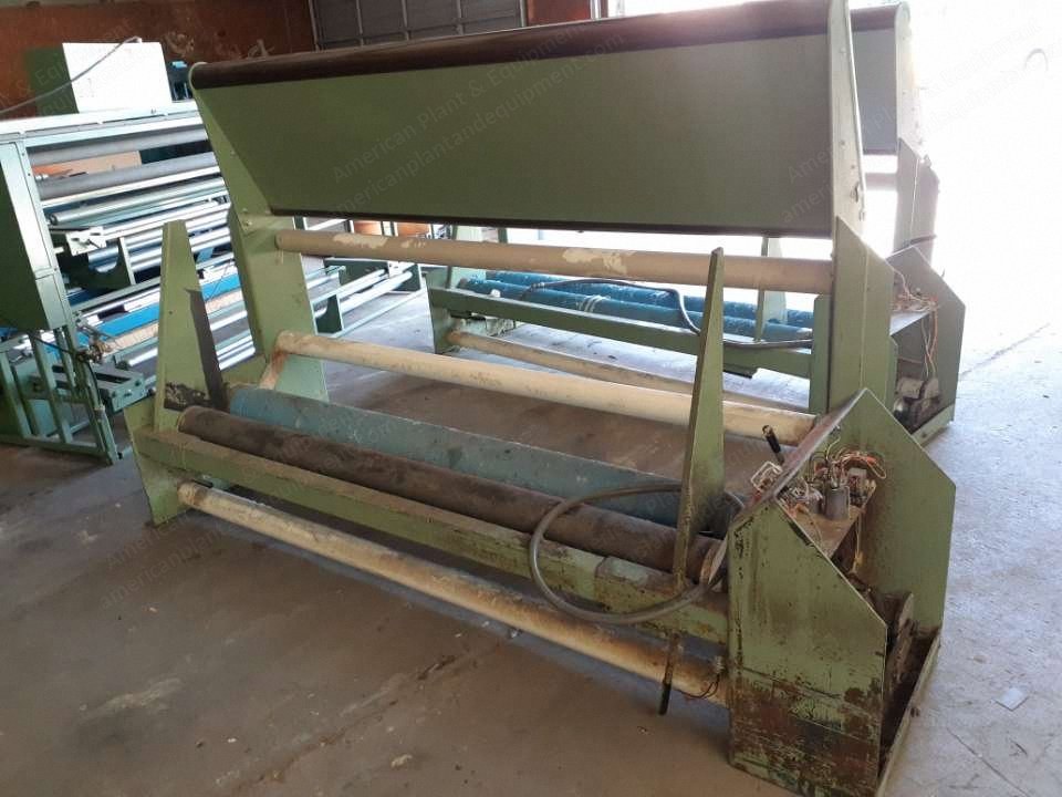 Off-Loom Take Up with Integrated Tilted Inspection Table, 85 Inch Inspection Width, 81 Inch Roll Width
