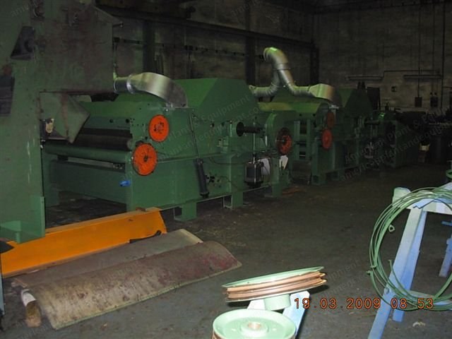 Becherini Rag Tearing Machine, 2 Cylinders, 2 Cutters