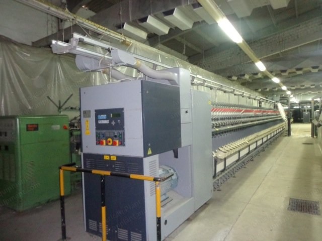 Complete Worsted Spinning Plant, 3984 Spindles, 3 Tons/Day Capacity