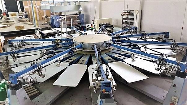 Tek-Ind, Alfa Plus 10/22, 2004, Garment Screen Printing Machine, 10 Colors, 800x1000mm Max Printing Size