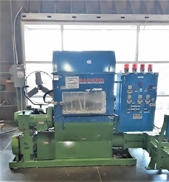 Badger, FD3000, 2015, Cold-Press Foam Densifier, Rebuilt Main Motor