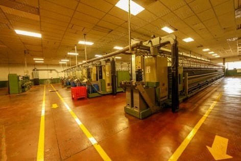 Gaudino, FP99/260/LA, 2000, Worsted Ring Spinning Frames, 640 Spindles, 48mm Ring Diameter, 75mm Gauge