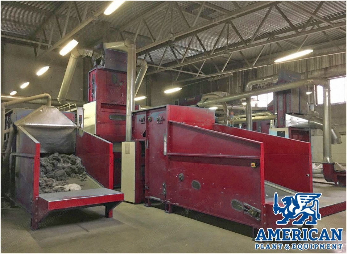 Bematic, T-Max, 2011, Airlay Thermobonding and Spray-Bonding Line, 2600mm Working Width, 500 kg/h Capacity