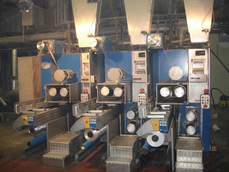 Neumag, FDY/POY Line, 1999, Polypropylene, 6 Positions, 6 Extruders, 50 kg/h Capacity