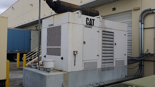 Caterpillar, 3412B, 2000, 600kW, 747 Hours, 450 Gallon Belly Tank