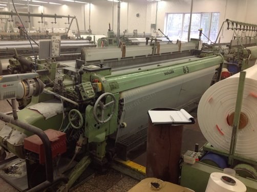 Sulzer, PU 130 ES 120 E10 D2R, Projectile Weaving Looms, 130" Width, Cam Motion, 6 Cams