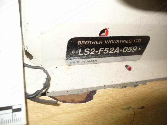Brother, LS2-F52A-059, Sewing Head, with Table, Motor and Pedal
