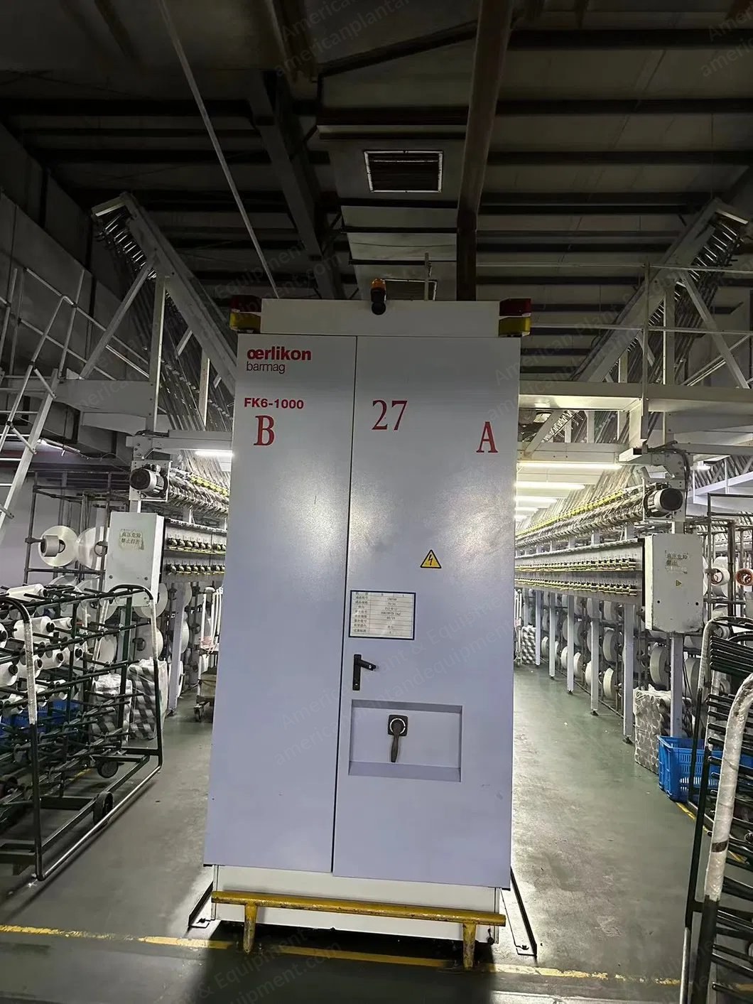 Barmag, FK6-1000, 2010, Texturizing Machine, V Type, 240 Spindles, Double Yarn Path