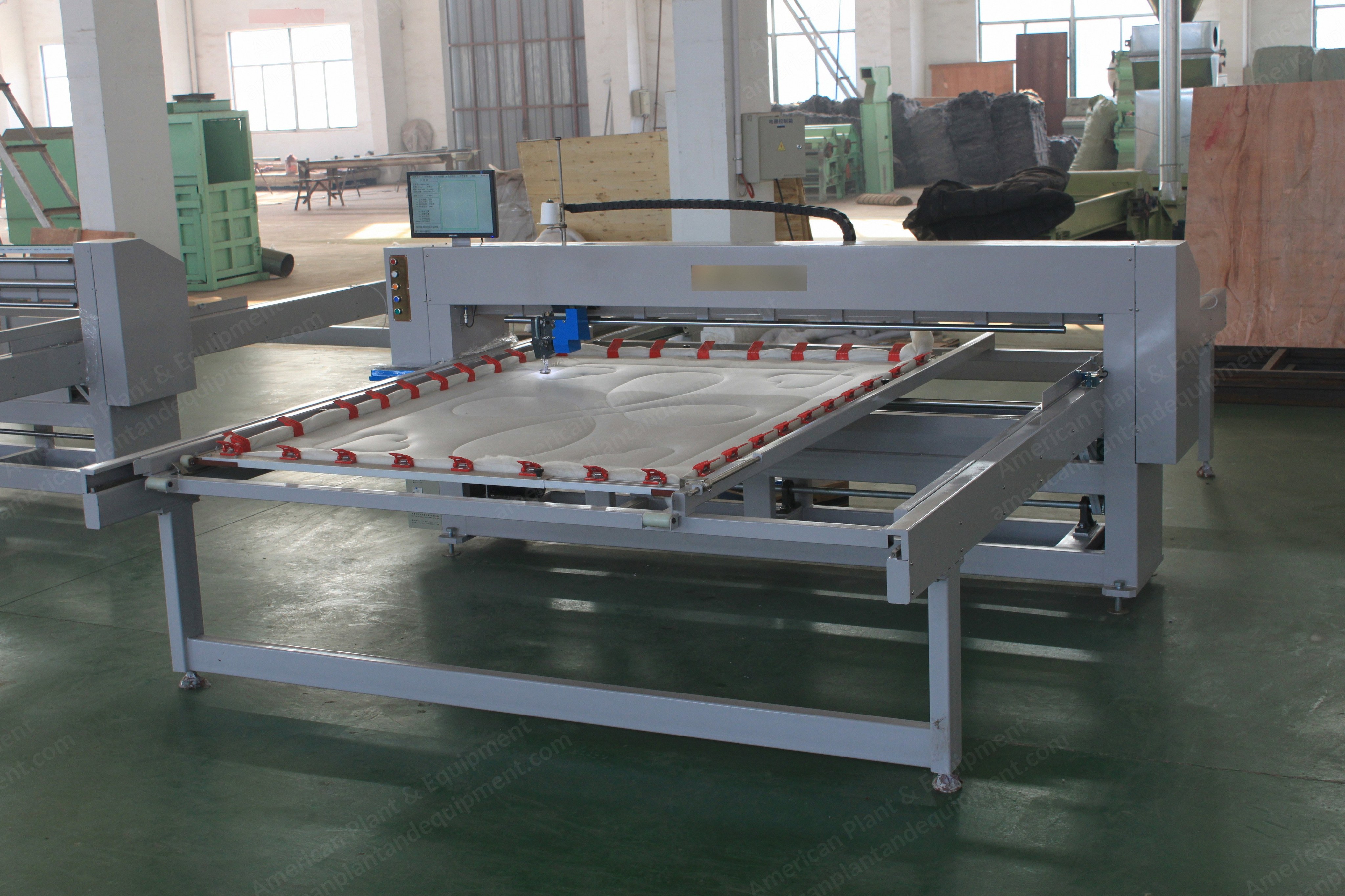 NovaStar, QL185, Computerized Panel Quilting Machine, Max Quilt Size 3200x3000mm, with Worktable