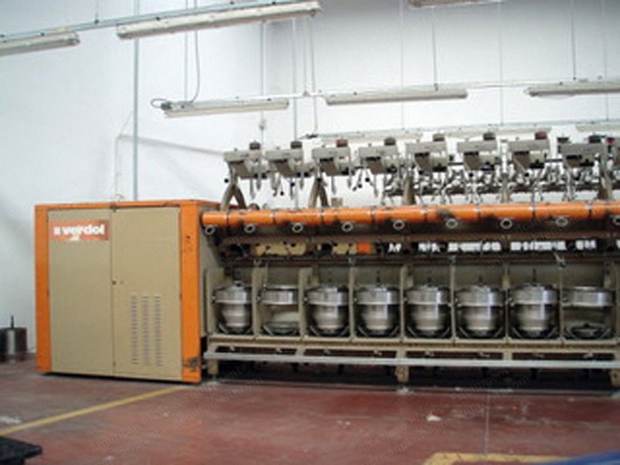 Verdol, Type 400, 1982-1985, 2x1 Twisters, 40 to 56 Spindles, 10 inch Exit Cones