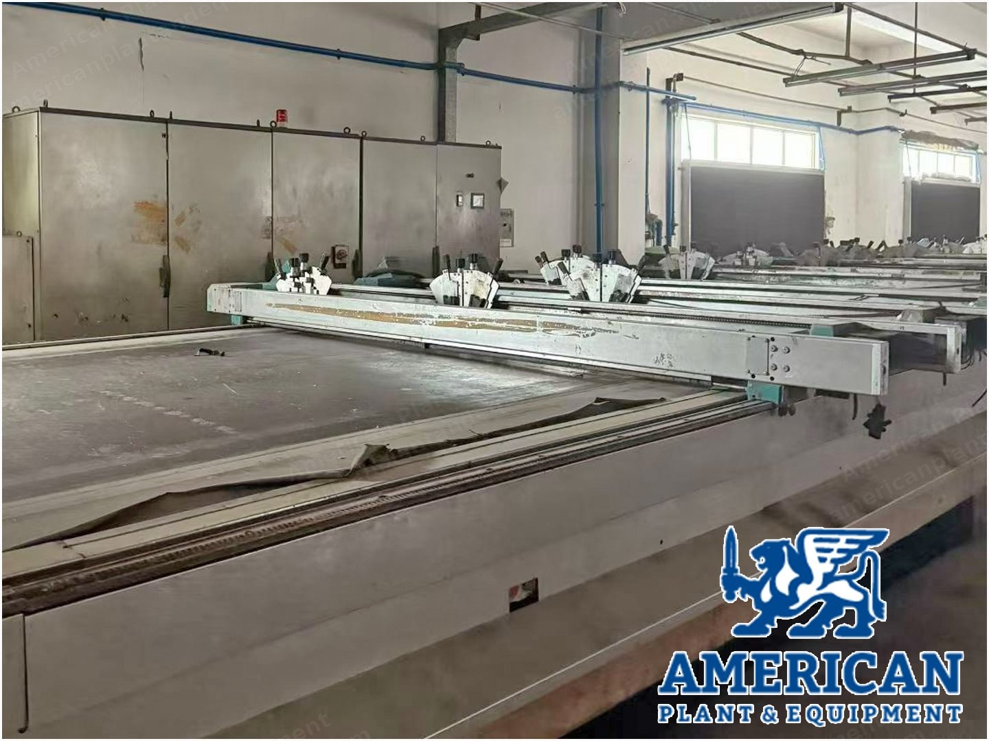 Buser, Flat Bed Printing Machine, 2003, 2500mm Width, 12 Colors, 5 Chambers