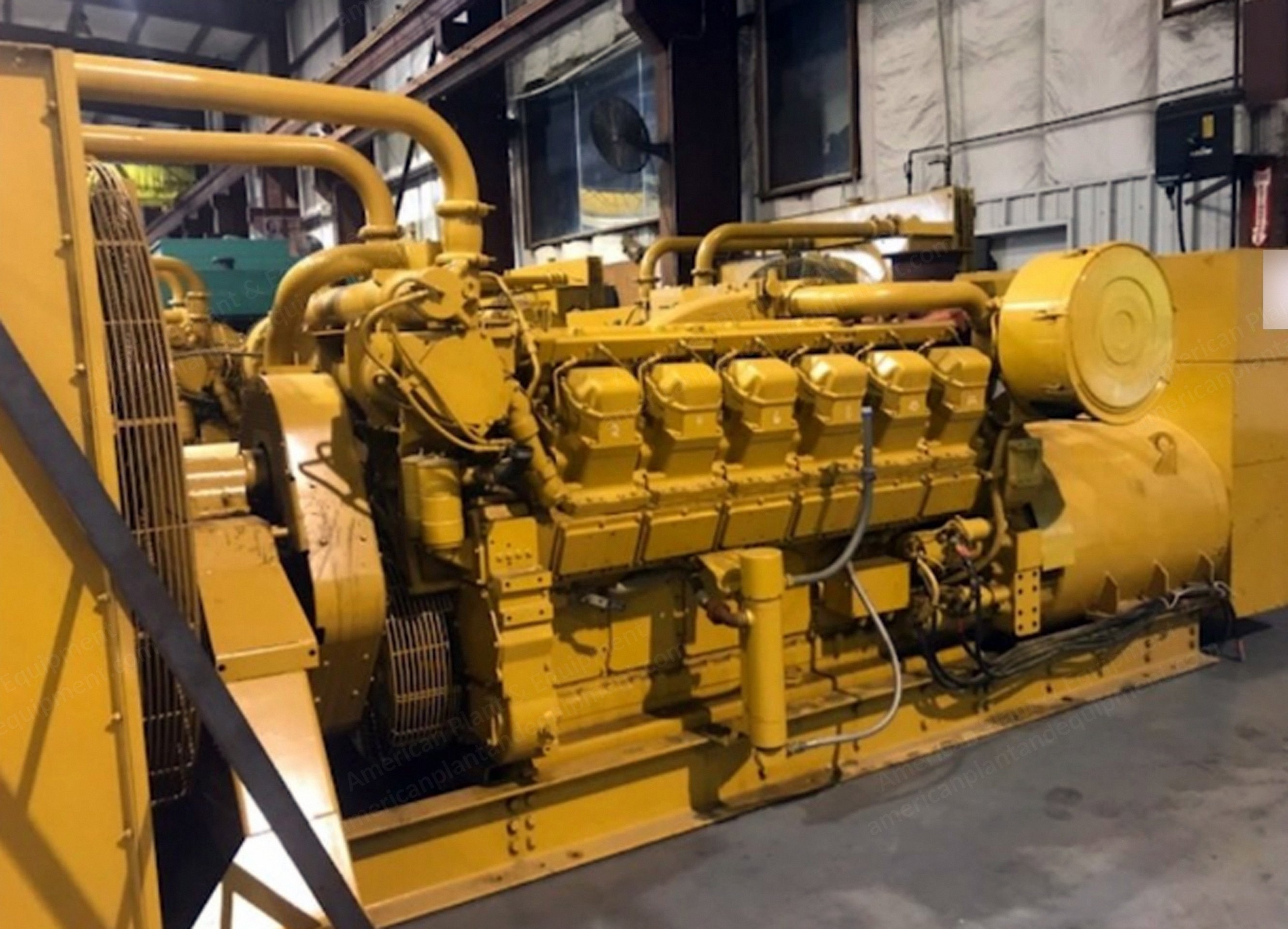 Caterpillar, 3512, 1000kW Generator Set, 60 Hz, 4160V, Diesel