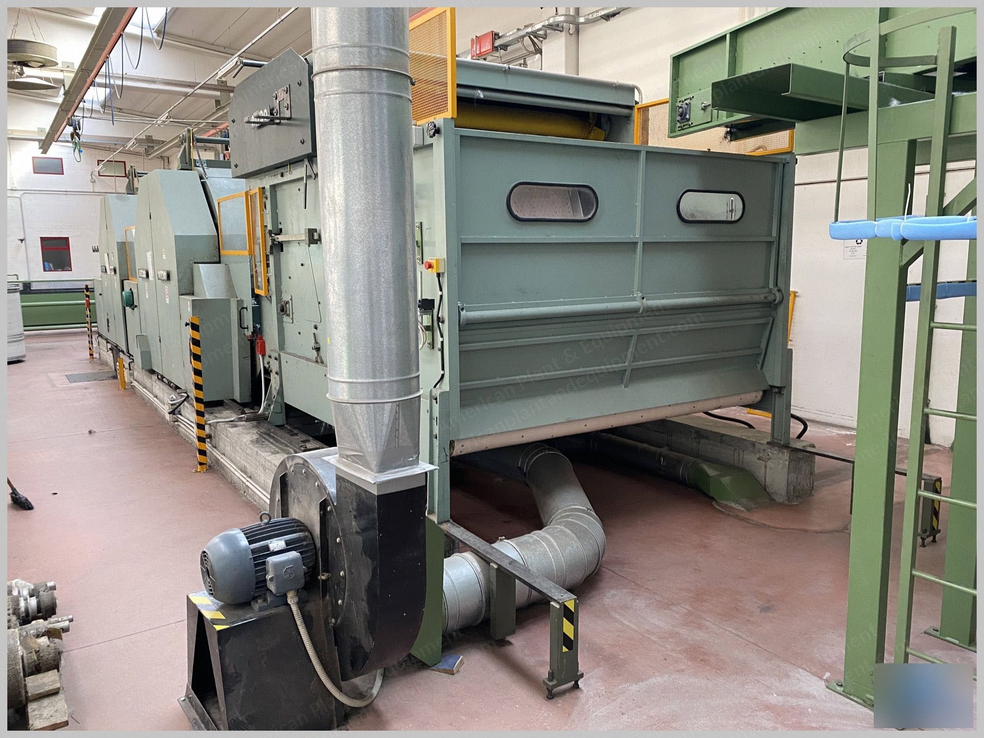 Octir Wool Carding Machine, 1994, Working Width 2500mm, 125kg Hoist Capacity