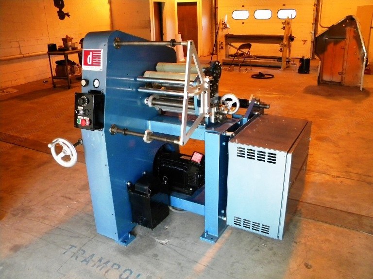 Dusenbery, Model 633 CJ, Slitter, 18 inch Max Rewind Diameter, 32 inch Unwind Diameter, 230V
