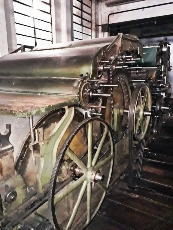 FOR, HDB & Cosmatex Woolen Carding and Gaudino Spinning Plant, 1977-1980, 2000-2500mm Carding Width, Gaudino FST & FLK500 Spinning Frames