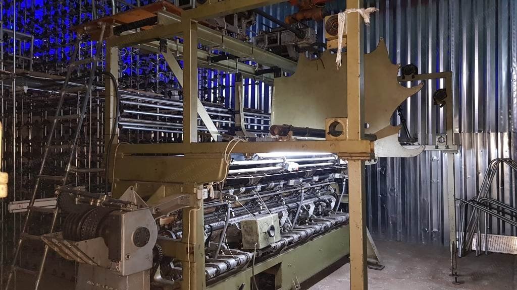 Karl Mayer, Raschel Knitting Machines, 1977 to 1994, 3300mm Width, 14 Gauge, with Creels