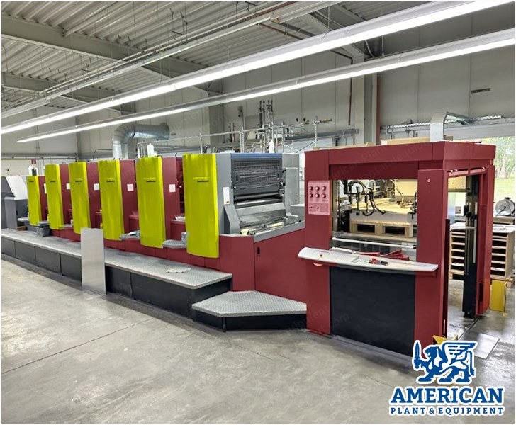 Heidelberg, CD 102-5LX, 2016, 5 Colors, 720x1020mm, Coater