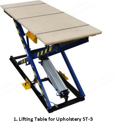 NovaStar, UP105, Pneumatic Lifting Table, 160 kg Capacity, 900x2000mm Tabletop