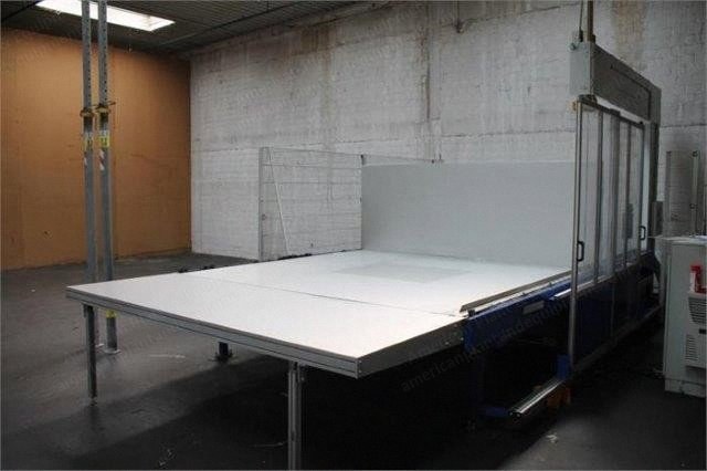 Baumer, IS/M-III, 2009, Vertical Foam Cutting Machine, Table 4500x3000mm, Cutting Height 1300mm, Siemens Control