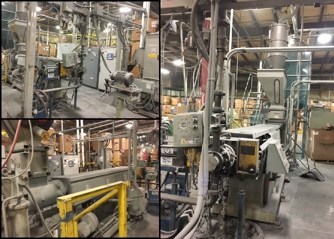 HPM Prodex, Plus, 2006, 4.5" Screw Size, 32:1 L/D, 250HP, Gala SLC-6 Underwater Pelletizer